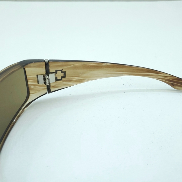Spy Optics Cooper XL Sunglasses Tortoise Brown Stripe Lens - Scratches - Picture 6 of 6